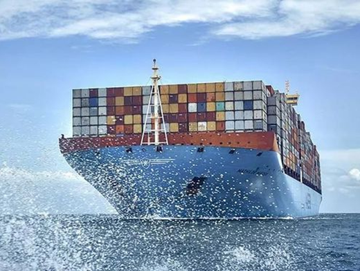 马士基船公司更改多艘国际物流船运航行计划